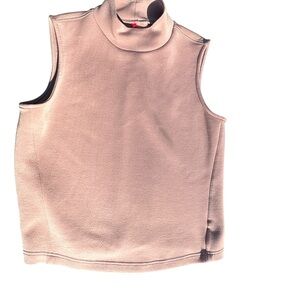 SPANX Sleeveless Turtleneck Muscle Tee - pink